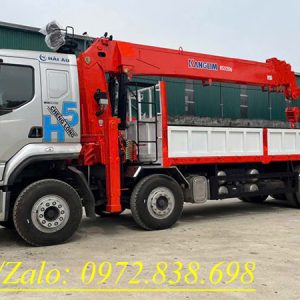 Xe Chenglong H5 gắn cẩu Kanglim 15 tấn