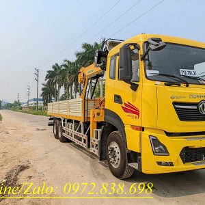 Xe tải Dongfeng 3 chân gắn cẩu Soosan 8 tấn
