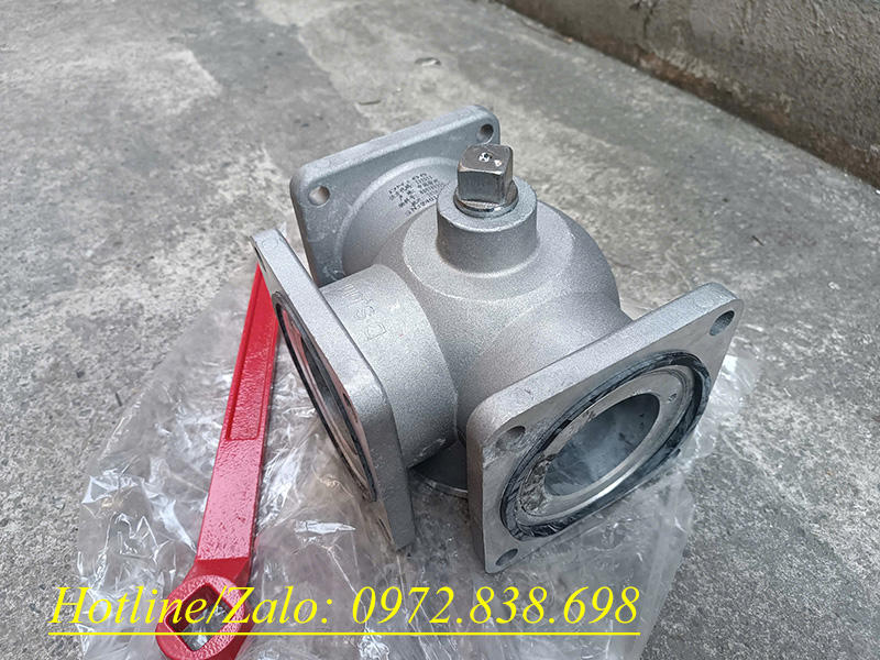 Van 3 ngả DN65 xe phun nước rửa đường