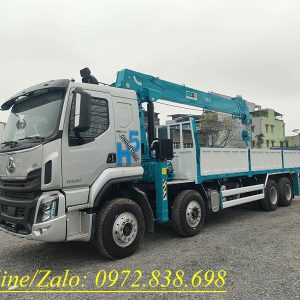 Xe Chenglong H5 gắn cẩu Hyundai 12 tấn