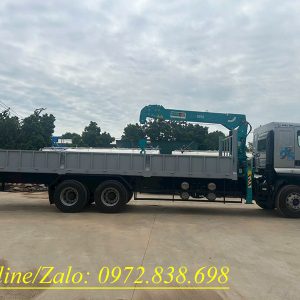 Xe Chenglong H5 gắn cẩu Hyundai 5 tấn