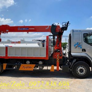 Xe Chenglong H5 gắn cẩu Kanglim 8 tấn