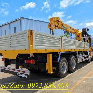 Xe Chenglong H5 gắn cẩu Soosan 12 tấn
