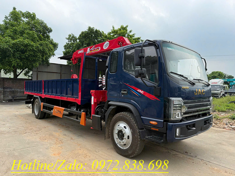 Xe JAC N900 gắn cẩu Unic 3 tấn