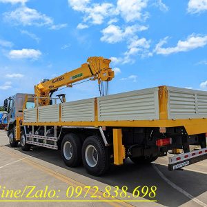 Xe tải Chenglong H5 gắn cẩu Soosan 12 tấn