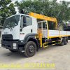 Xe 3 chân Isuzu FVM gắn cẩu Soosan 8 tấn