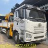 Xe Faw JH6 gắn cẩu Soosan 15 tấn