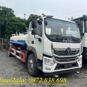 Xe phun nước rửa đường Foton Auman 9 khối