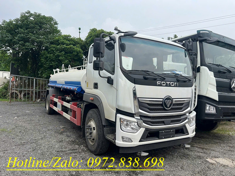 Xe phun nước rửa đường Foton Auman 9 khối