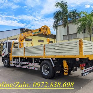 Xe Dongfeng Hoàng Huy gắn cẩu Soosan 5 tấn