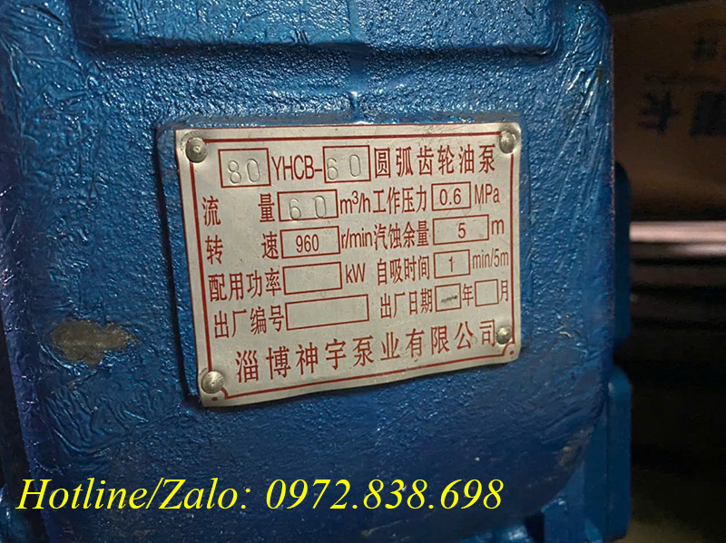 Bơm xe bồn chở xăng dầu 80YHCB-60