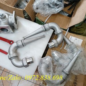 Vòi phun chữ C xe phun nước rửa đường