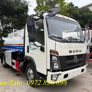 Xe bồn chở xăng dầu 5 khối Howo
